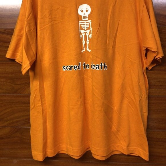 Seasonal Halloween Y2K Scared To Death Halloween Its The Thing Sz.L T Shirt - Picture 2 of 5